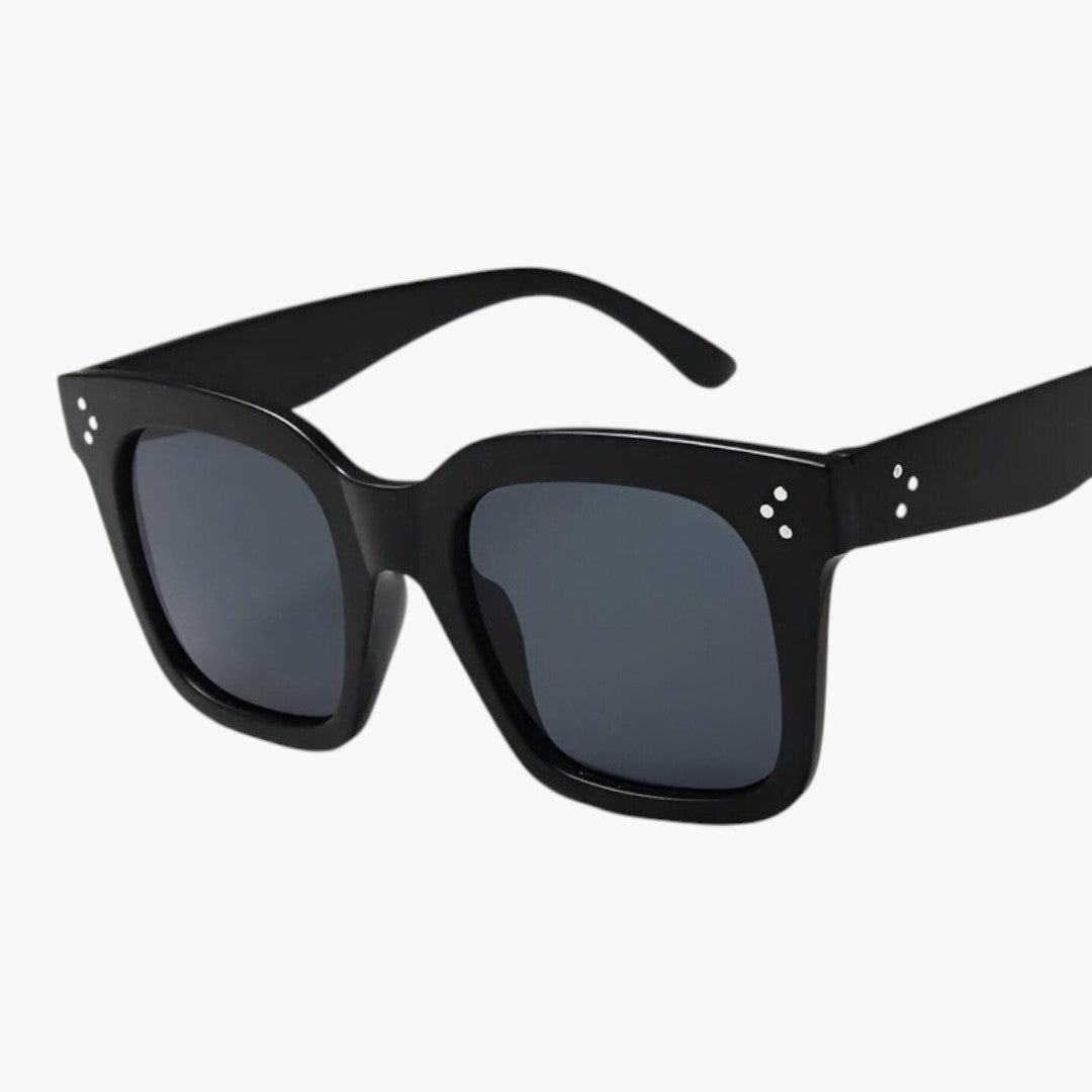 Lunettes de soleil femmes avec monture carrée et verres polarisés