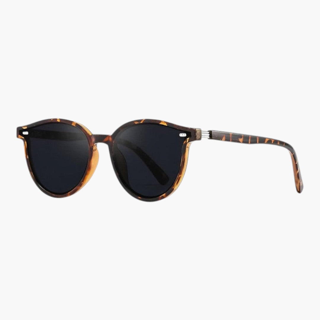 Lunettes de soleil femmes avec verres ronds et monture complète