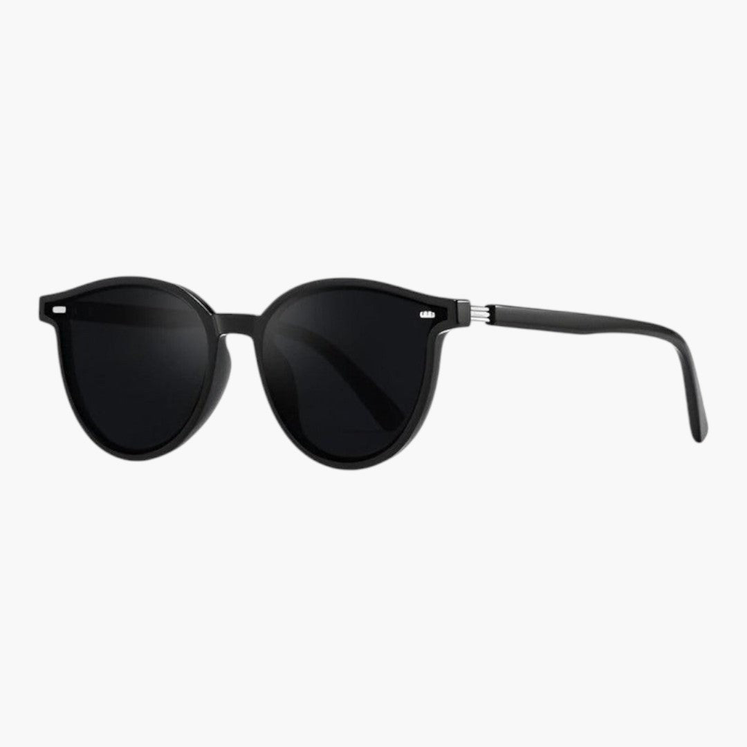 Lunettes de soleil femmes avec verres ronds et monture complète