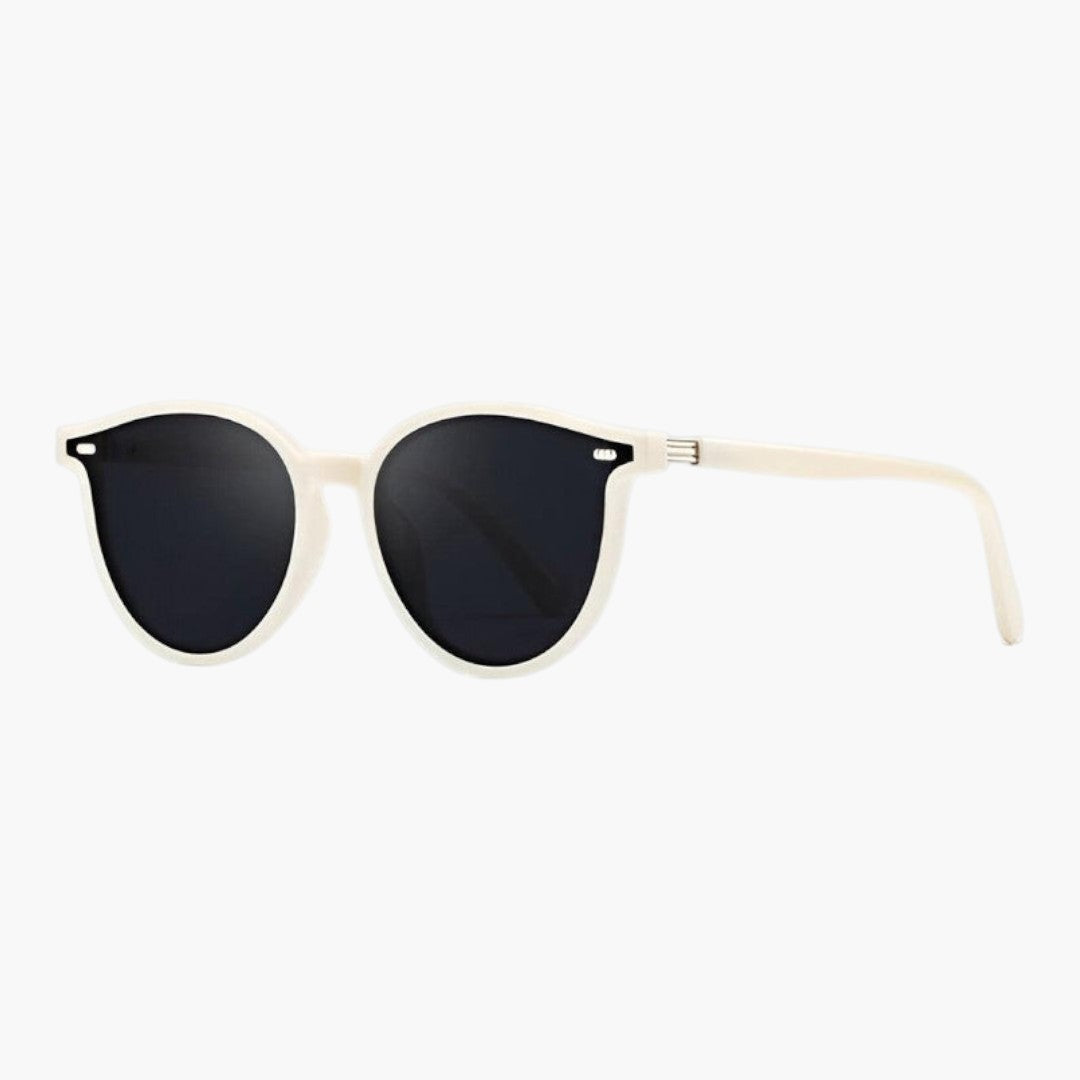 Lunettes de soleil femmes avec verres ronds et monture complète