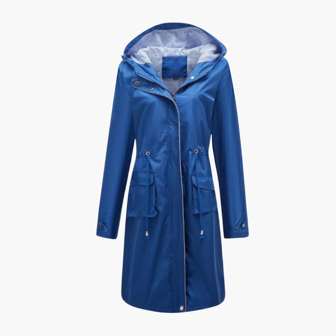 Manteau Femme à Capuche avec Taille Ajustable