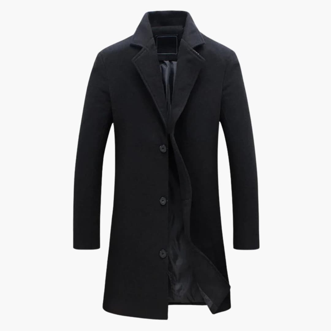 Manteau Long d’Hiver pour Homme avec Capuche