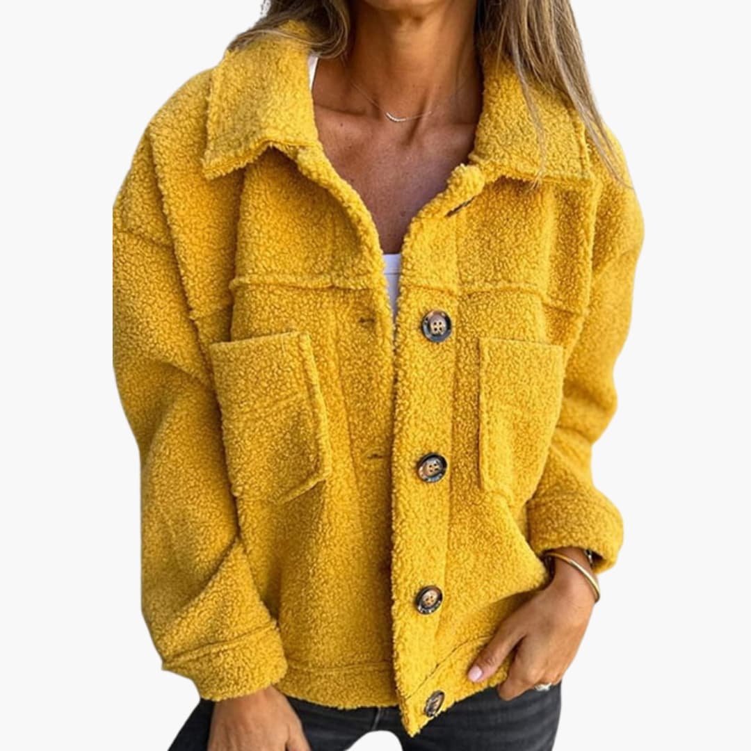 Manteau femme avec col à revers