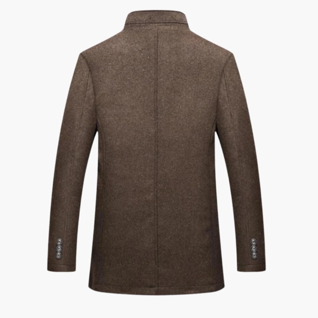 Manteau homme à manches longues avec boutons