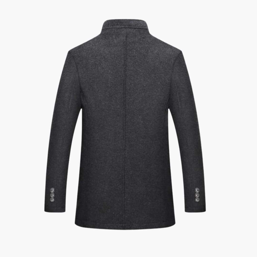 Manteau homme à manches longues avec boutons