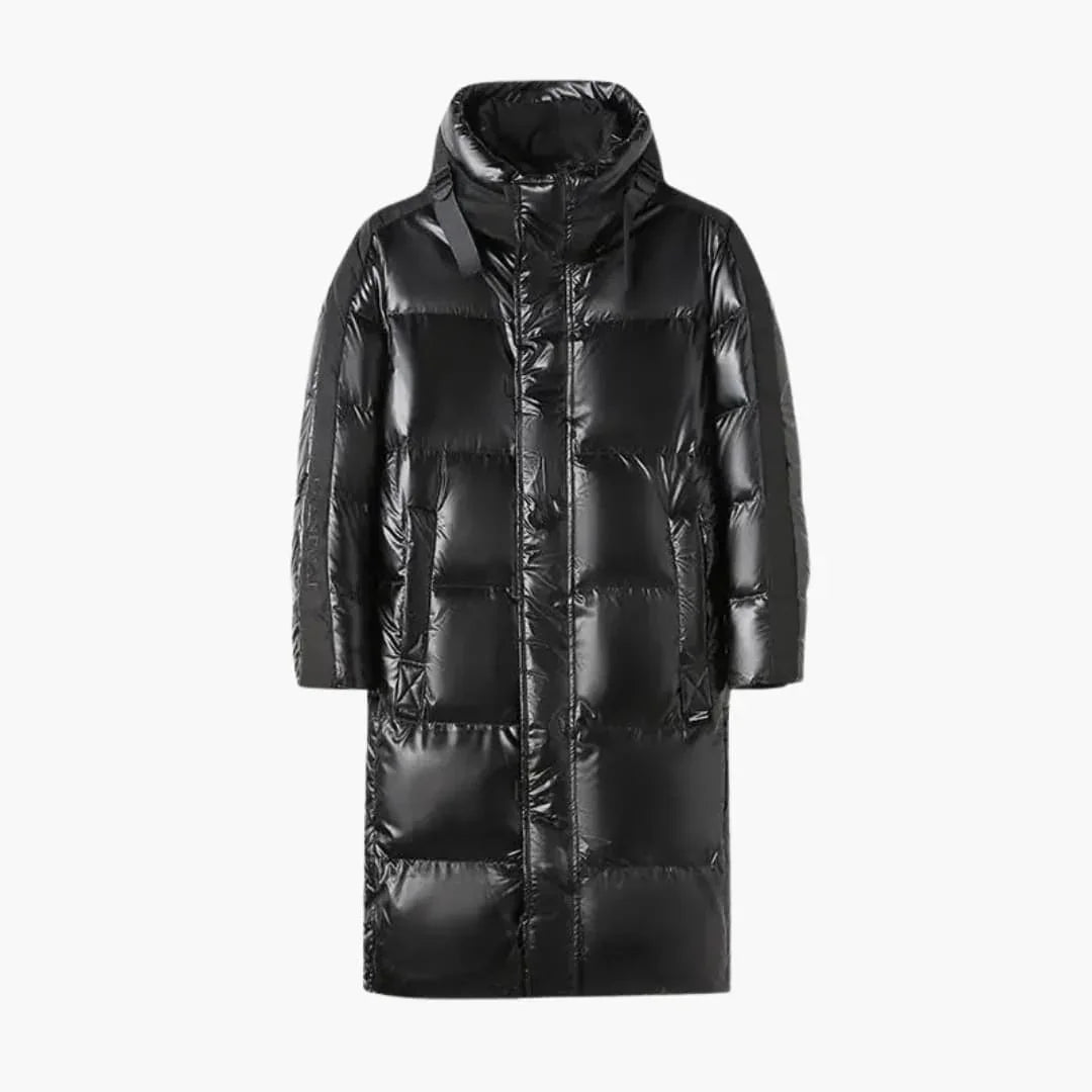 Manteau long homme avec capuche