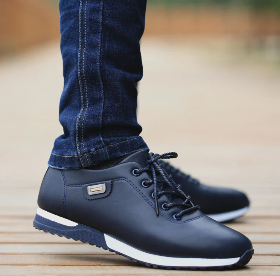 Baskets homme basses à lacets | Confort quotidien, doublure douce | 3 coloris, tailles 39–45