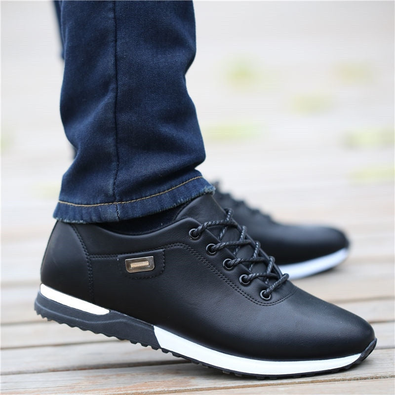 Baskets homme basses à lacets | Confort quotidien, doublure douce | 3 coloris, tailles 39–45