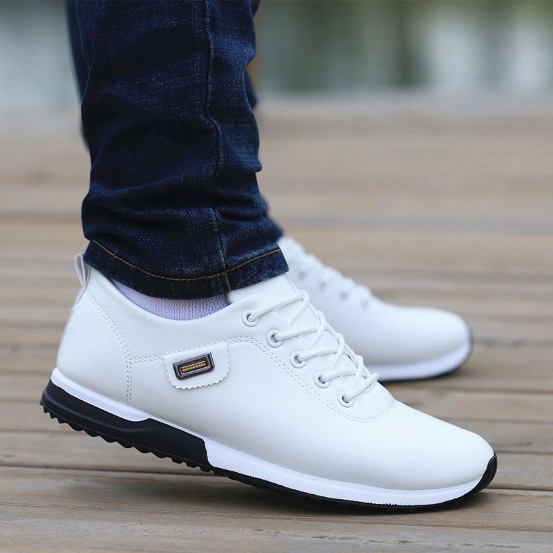 Baskets homme basses à lacets | Confort quotidien, doublure douce | 3 coloris, tailles 39–45
