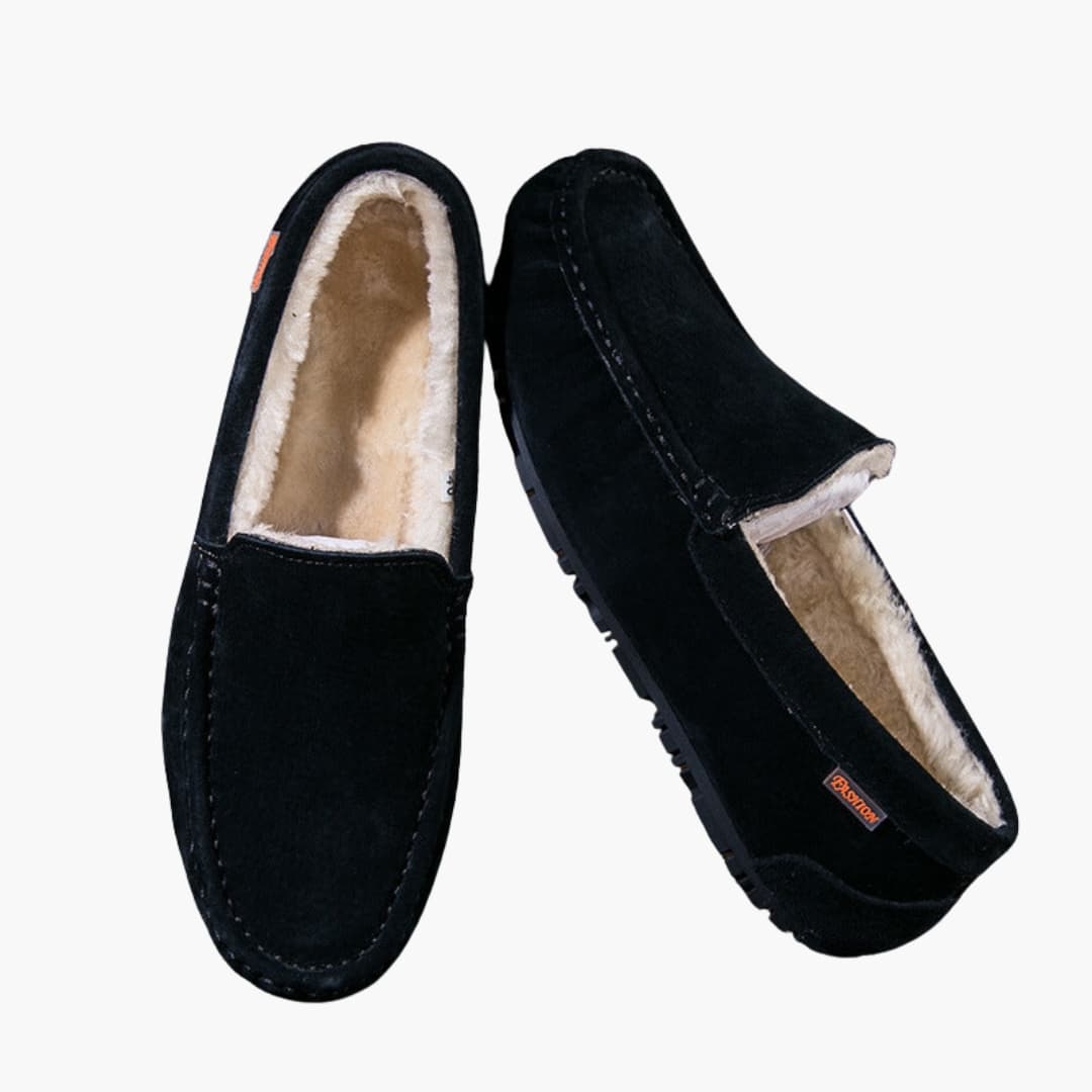 Mocassins homme avec doublure intérieure et semelle antidérapante
