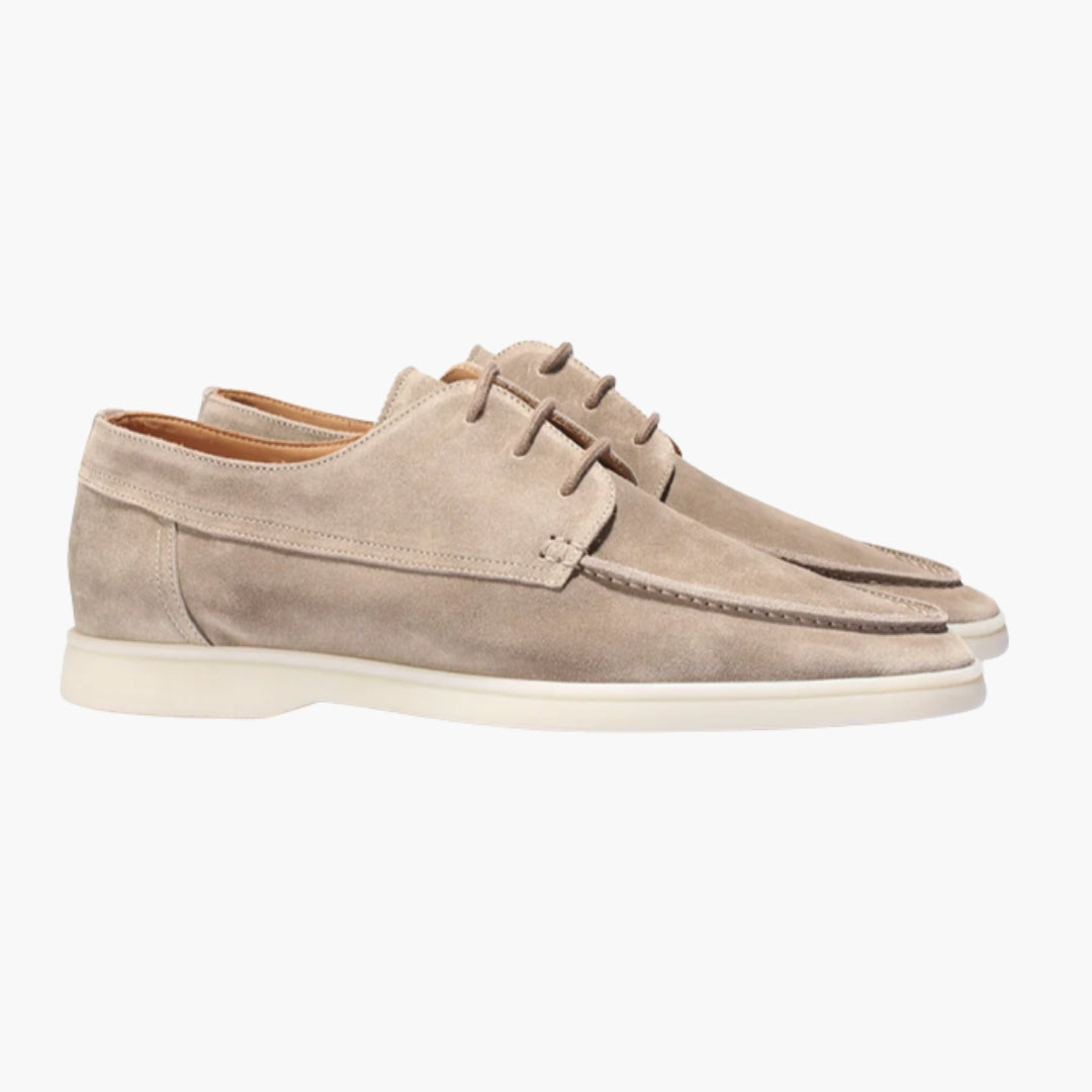 Mocassins homme avec laçage sur le devant