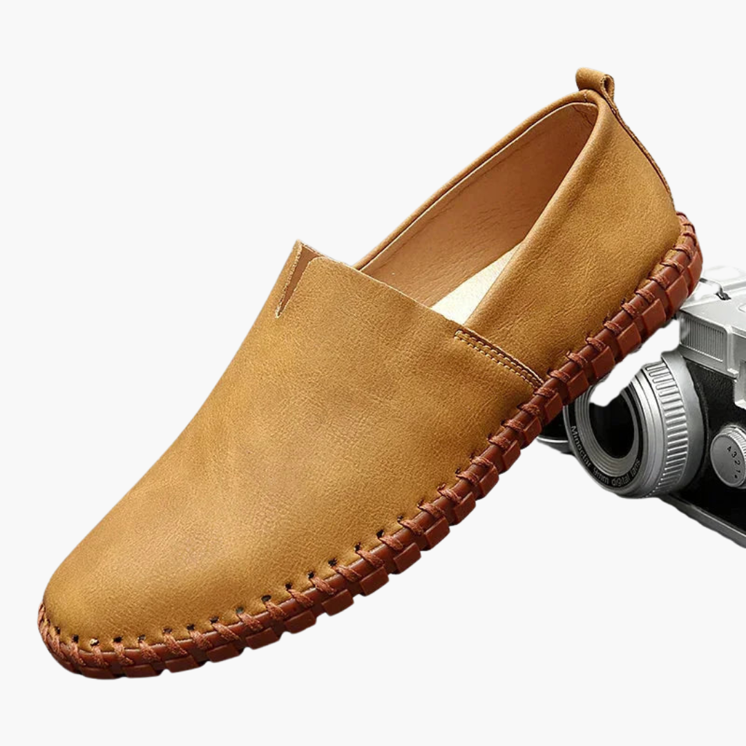 Mocassins pour homme à enfiler avec semelle cousue