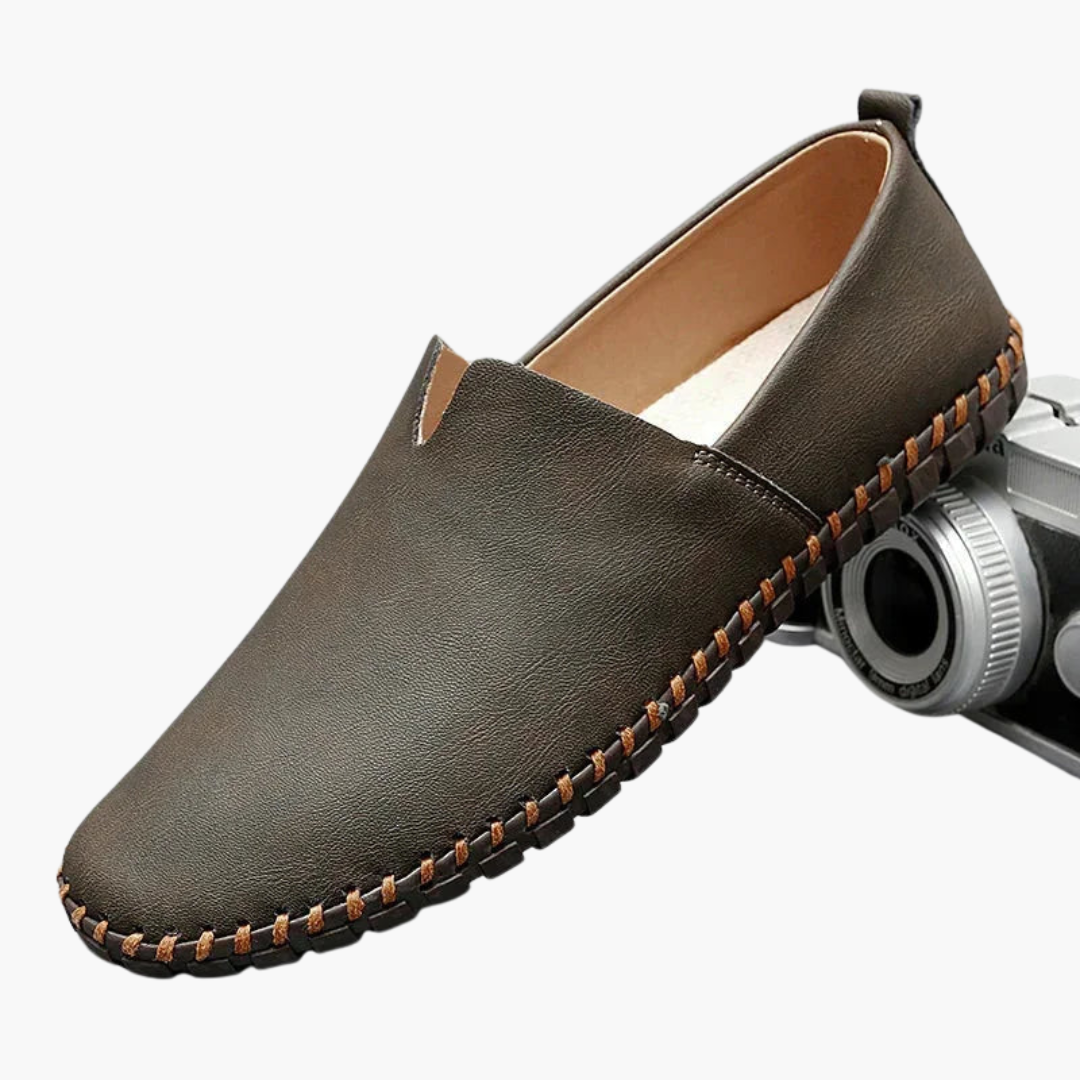 Mocassins pour homme à enfiler avec semelle cousue
