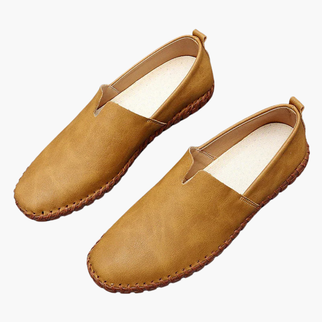 Mocassins pour homme à enfiler avec semelle cousue