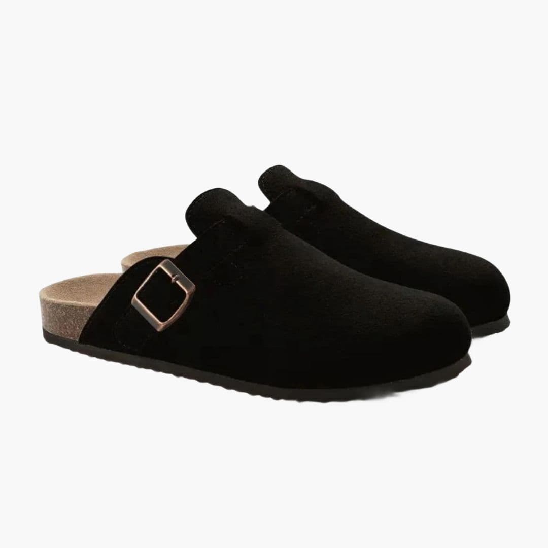 Mules homme à bout fermé avec bride réglable