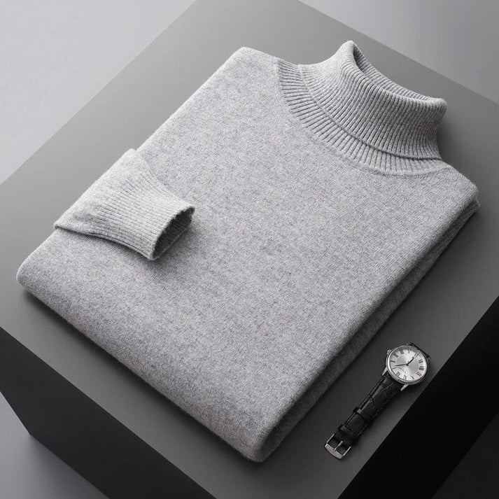 Pull Col Roulé Homme | Style Intemporel | Coupe Classique | Confort Quotidien