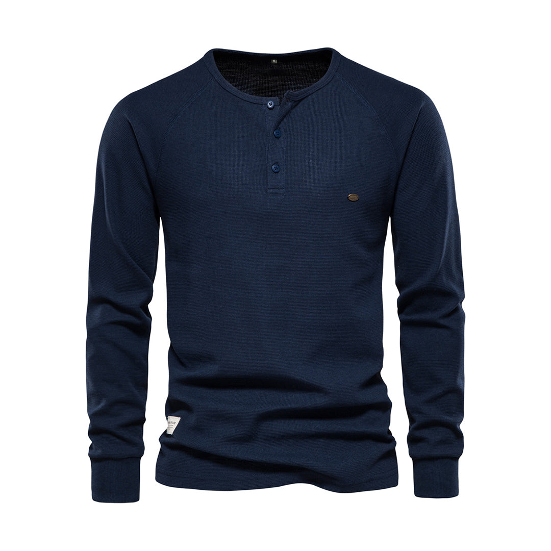 Chemise Gable pour homme à manches longues et motif texturé