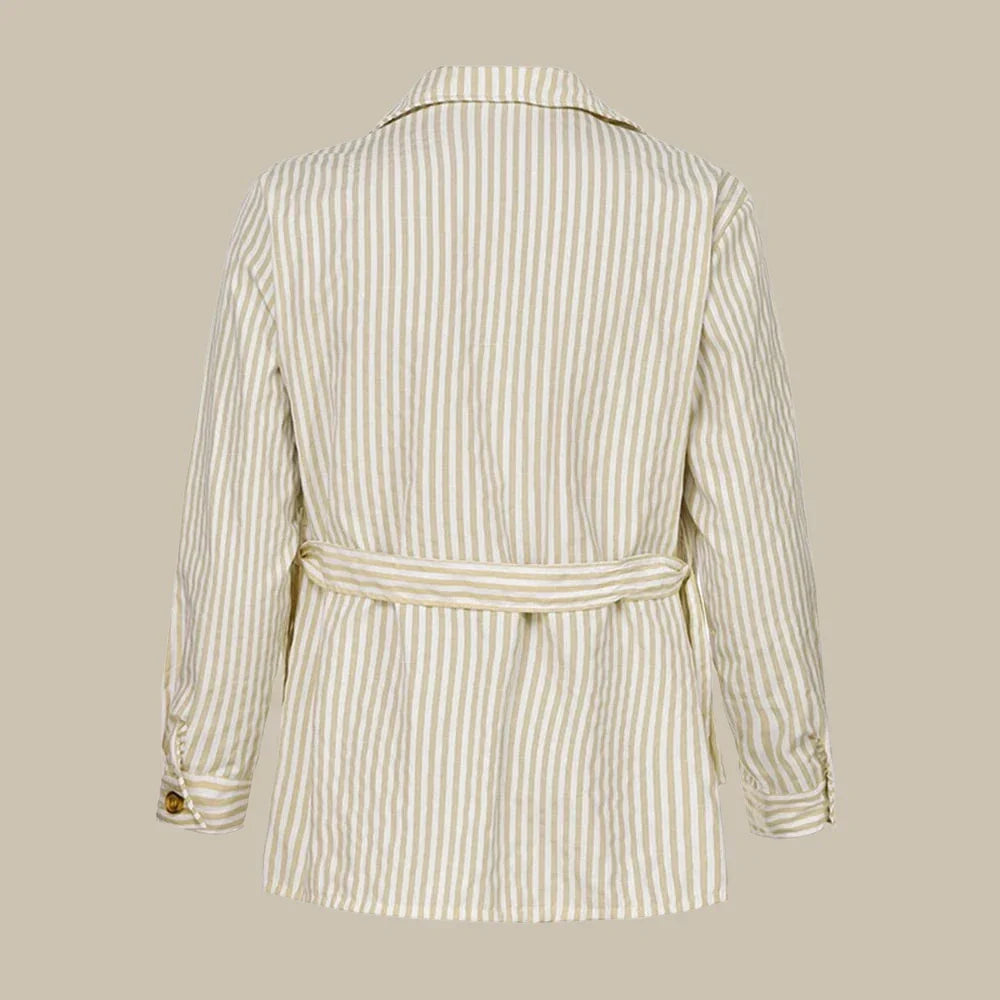 Novant Veste à Rayures | Veste pour Homme en Look Italien Premium