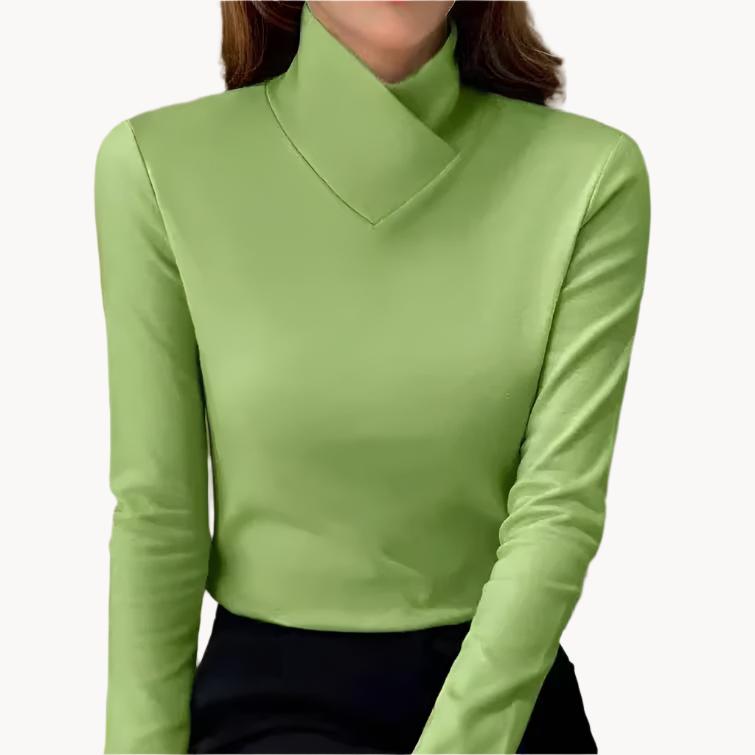Pull femme col roulé | Chaleur respirante, coupe polyvalente | Style élégant mi-saison et hiver