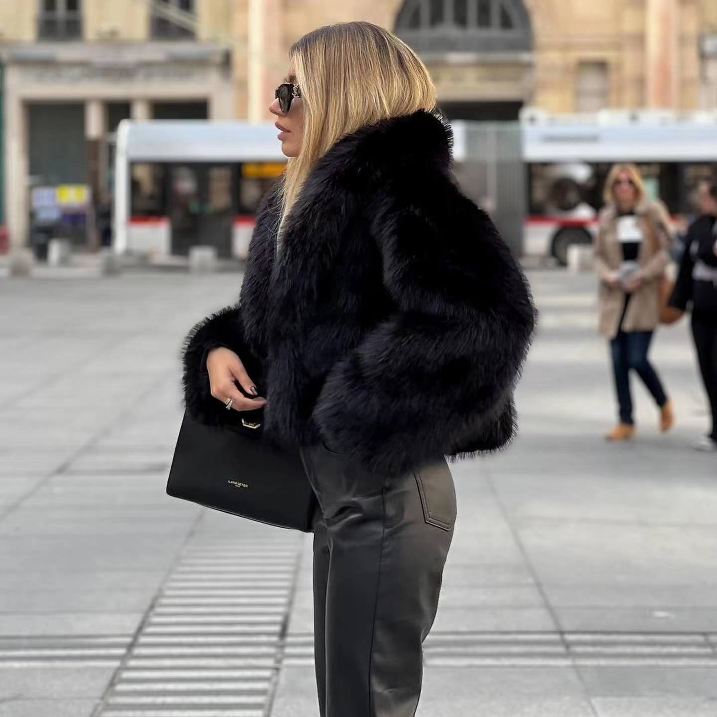 Manteau d’hiver élégant pour femme | manteau intemporel pour le travail et le week-end