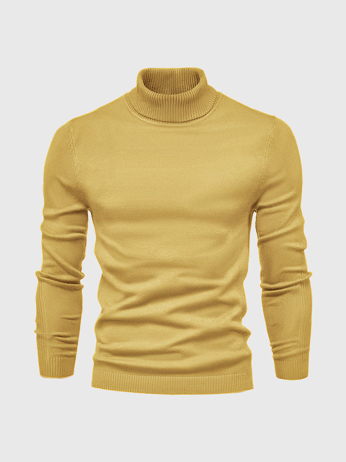 Pull Col Roulé Homme | Lavable En Machine | Coupe Classique | Confort Quotidien