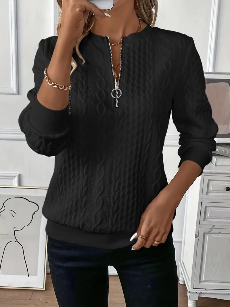 Pull femme en maille douce | Coupe classique confortable | Élégant et polyvalent au quotidien