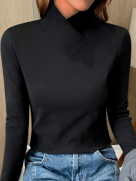 Pull femme col roulé | Chaleur respirante, coupe polyvalente | Style élégant mi-saison et hiver
