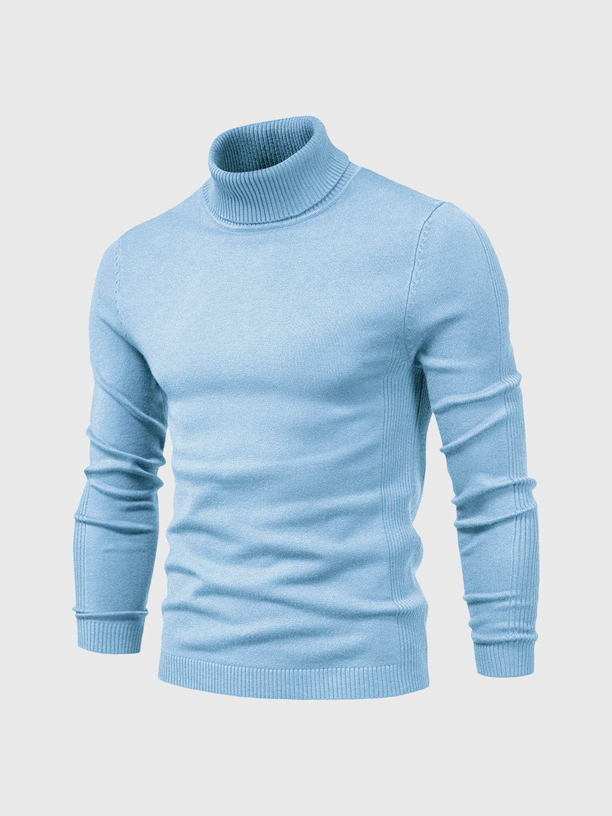 Pull Col Roulé Homme | Lavable En Machine | Coupe Classique | Confort Quotidien