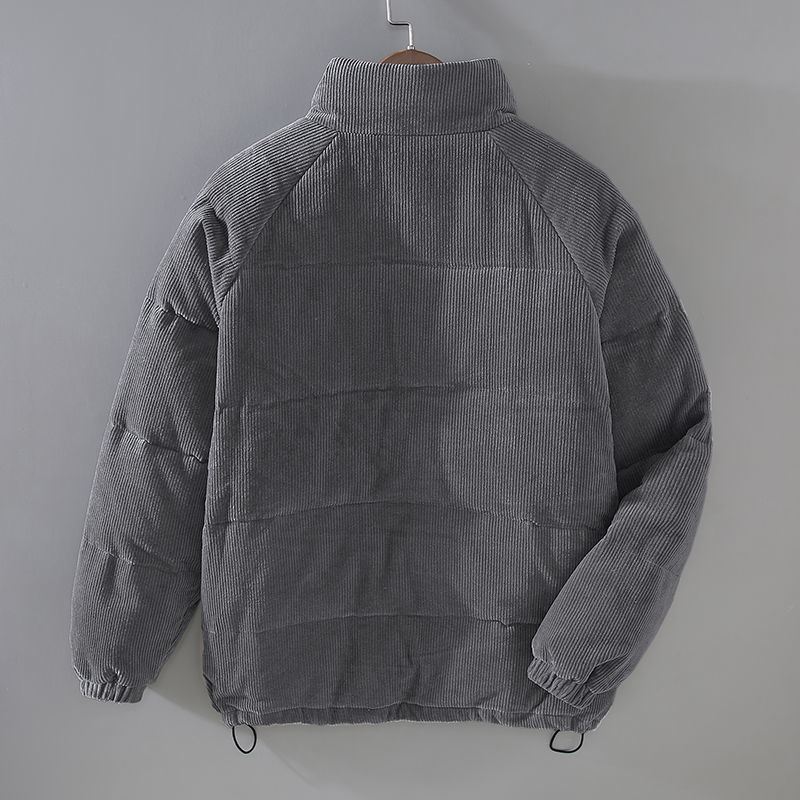 Veste Homme Chaude En Velours Côtelé | Style Classique et Confort Hivernal