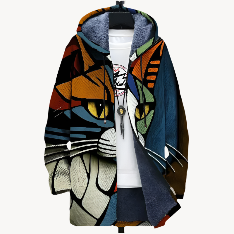 Veste Femme Élégante Avec Imprimé Artistique | Style Unique et Confort Quotidien