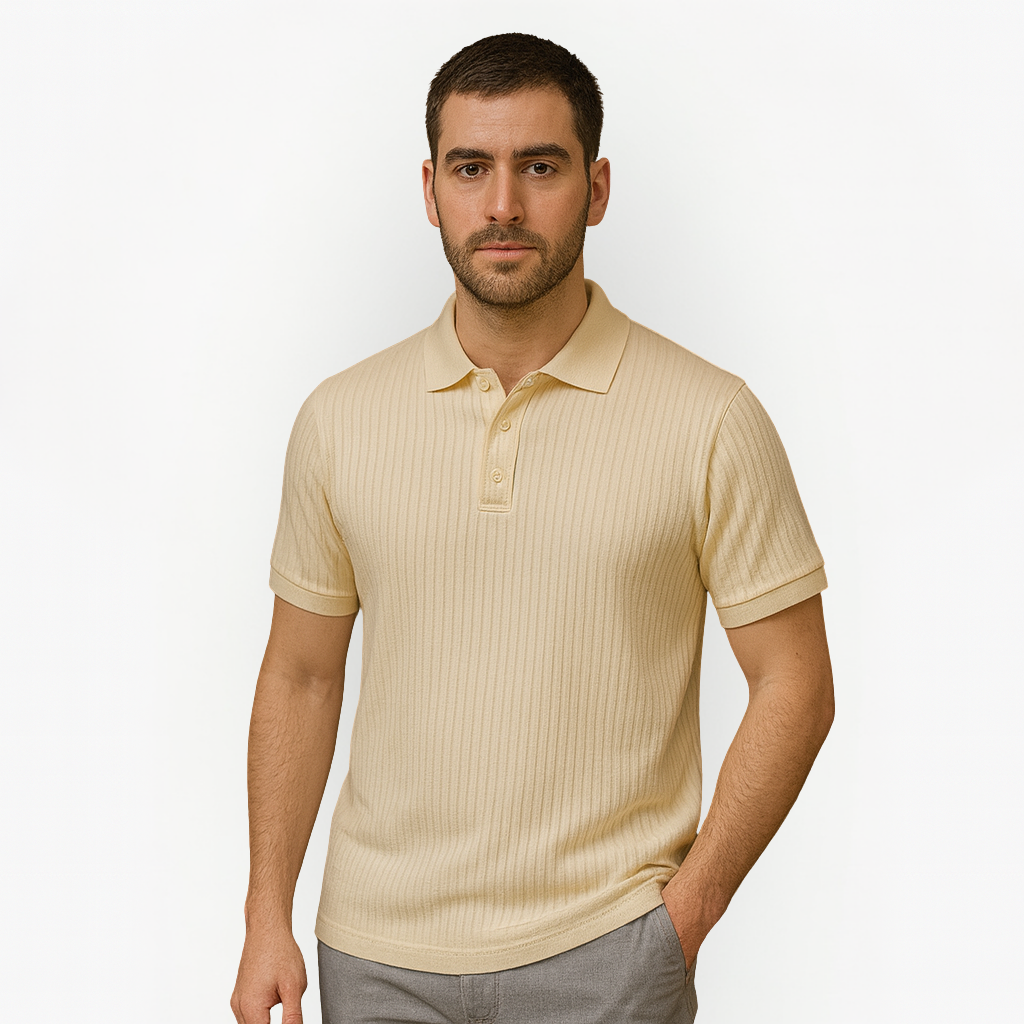 Polo Homme Décontracté Coupe Moderne