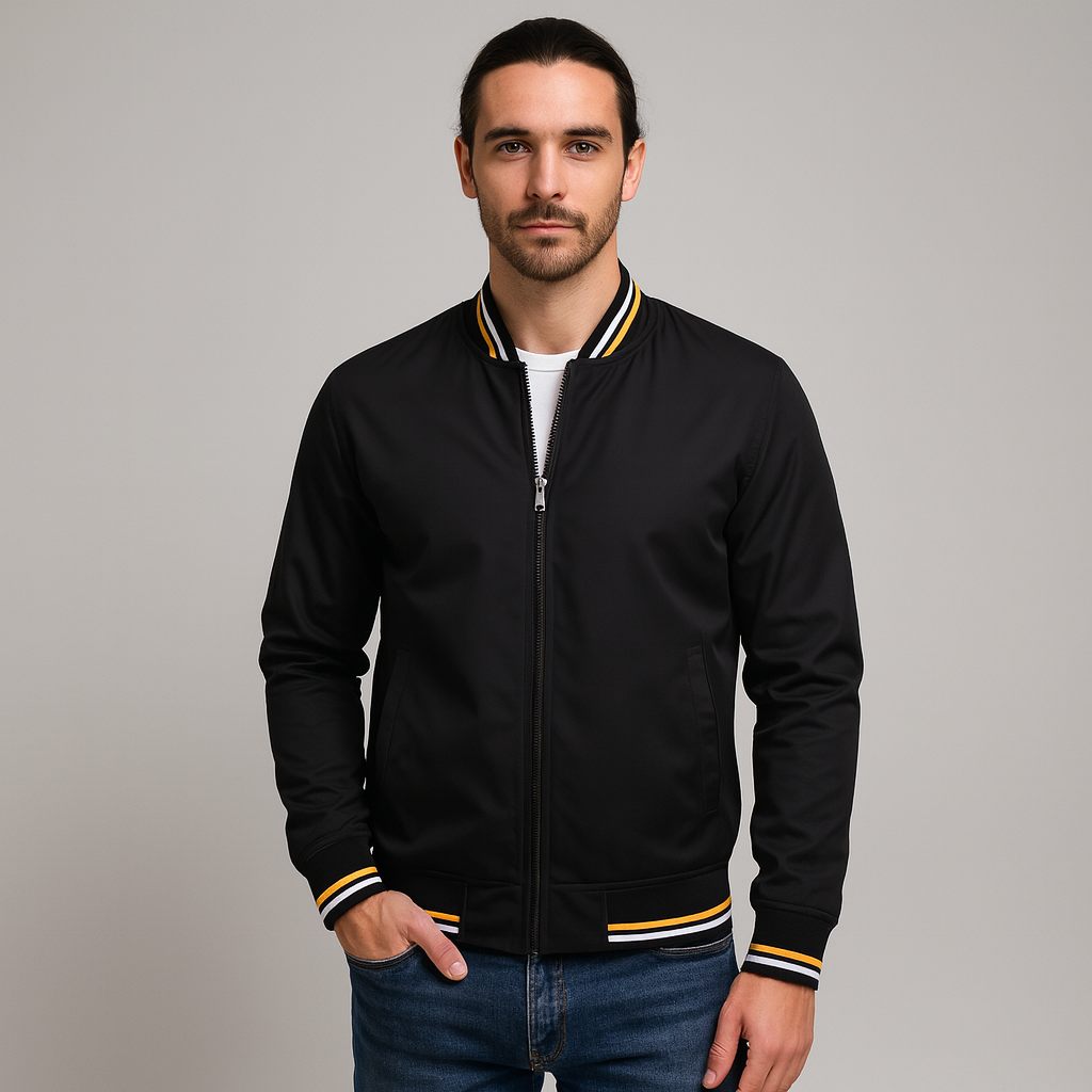 Veste coupe vent homme Lenoir | Zip intégral et col montant | Tissu déperlant respirant, 5 coloris, tailles S à 5XL