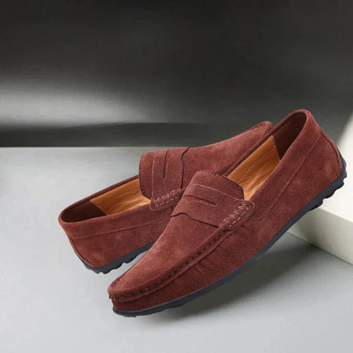 Mocassins slip-on pour homme – Chaussures sans lacets confortables à semelle souple
