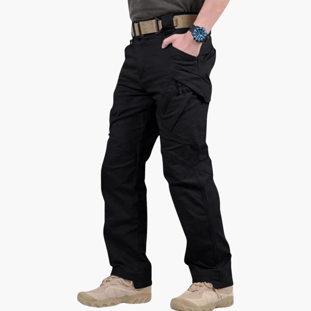 Pantalon Cargo Homme avec Multi-Poches et Ceinture Réglable