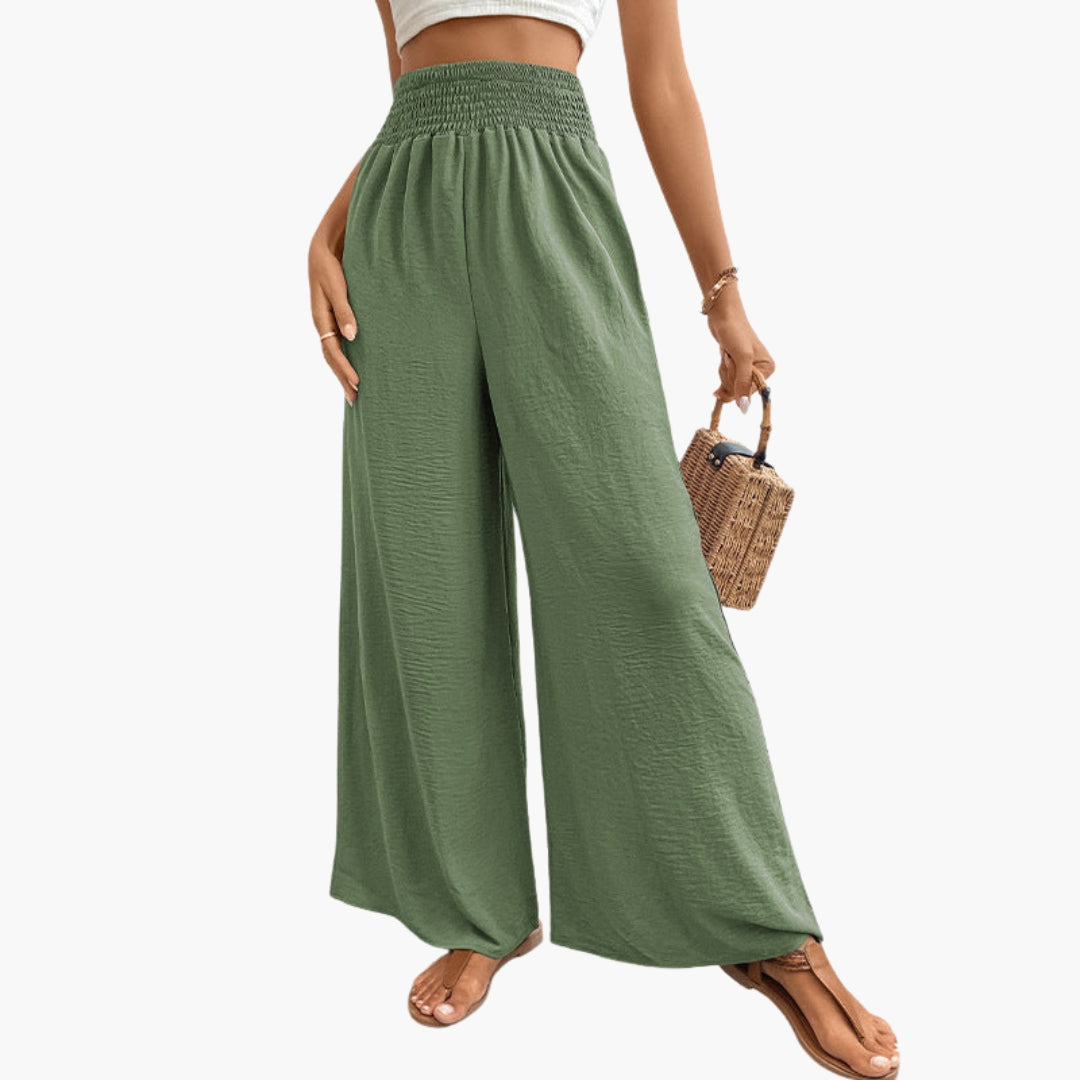 Pantalon Femme à Jambes Larges