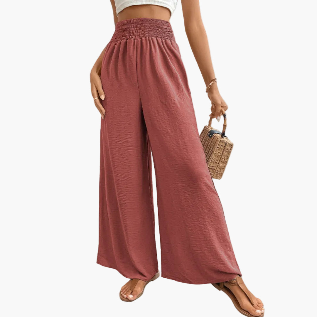 Pantalon Femme à Jambes Larges