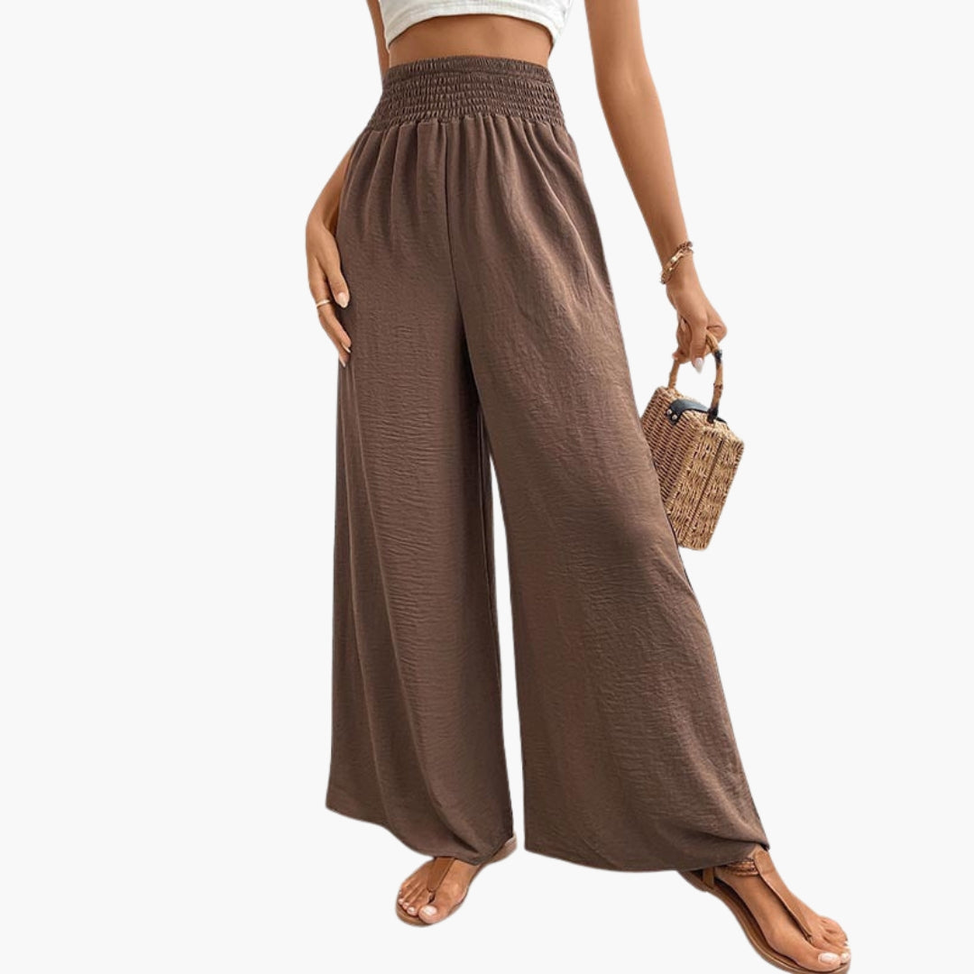Pantalon Femme à Jambes Larges