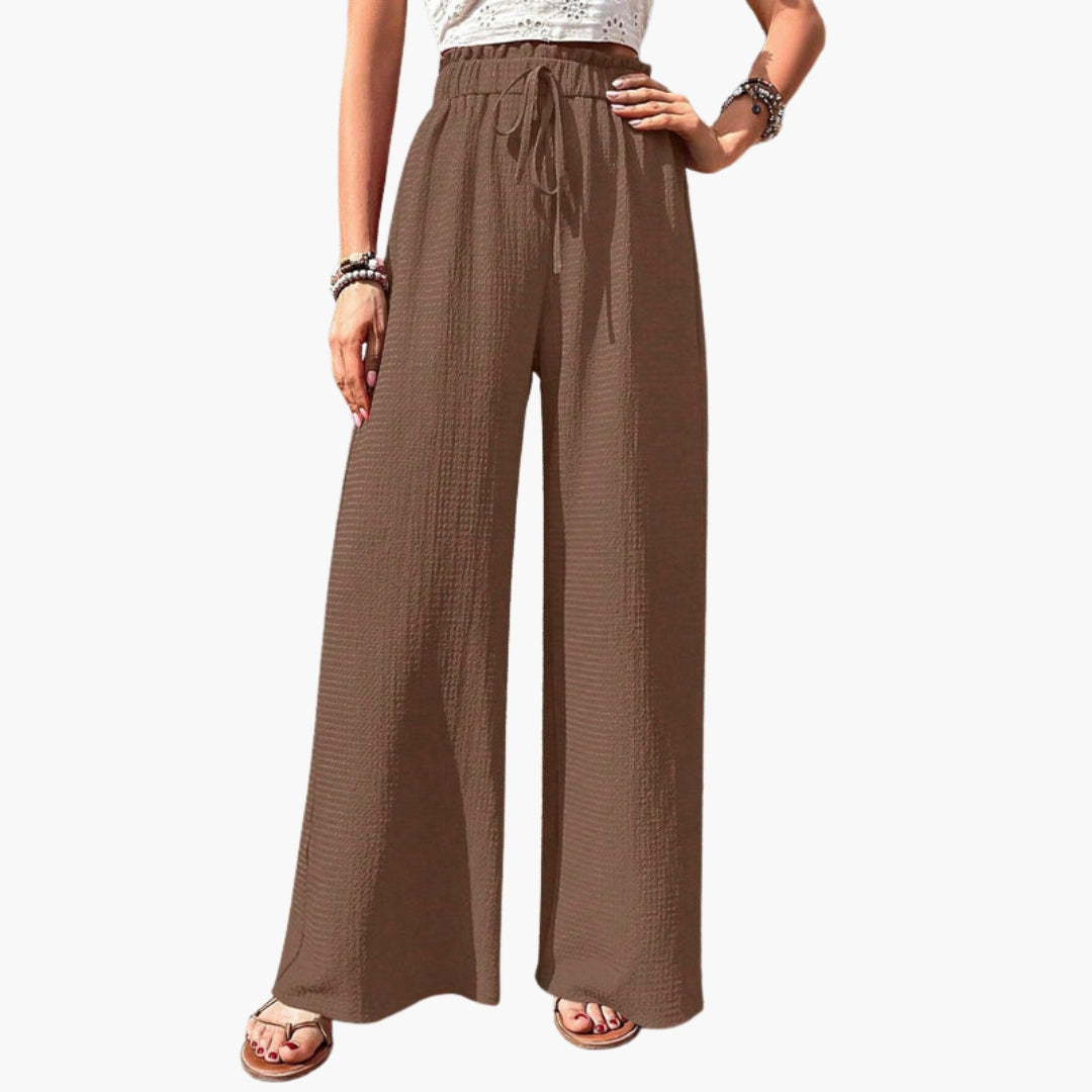 Pantaloni Donna con Gambe Larghe