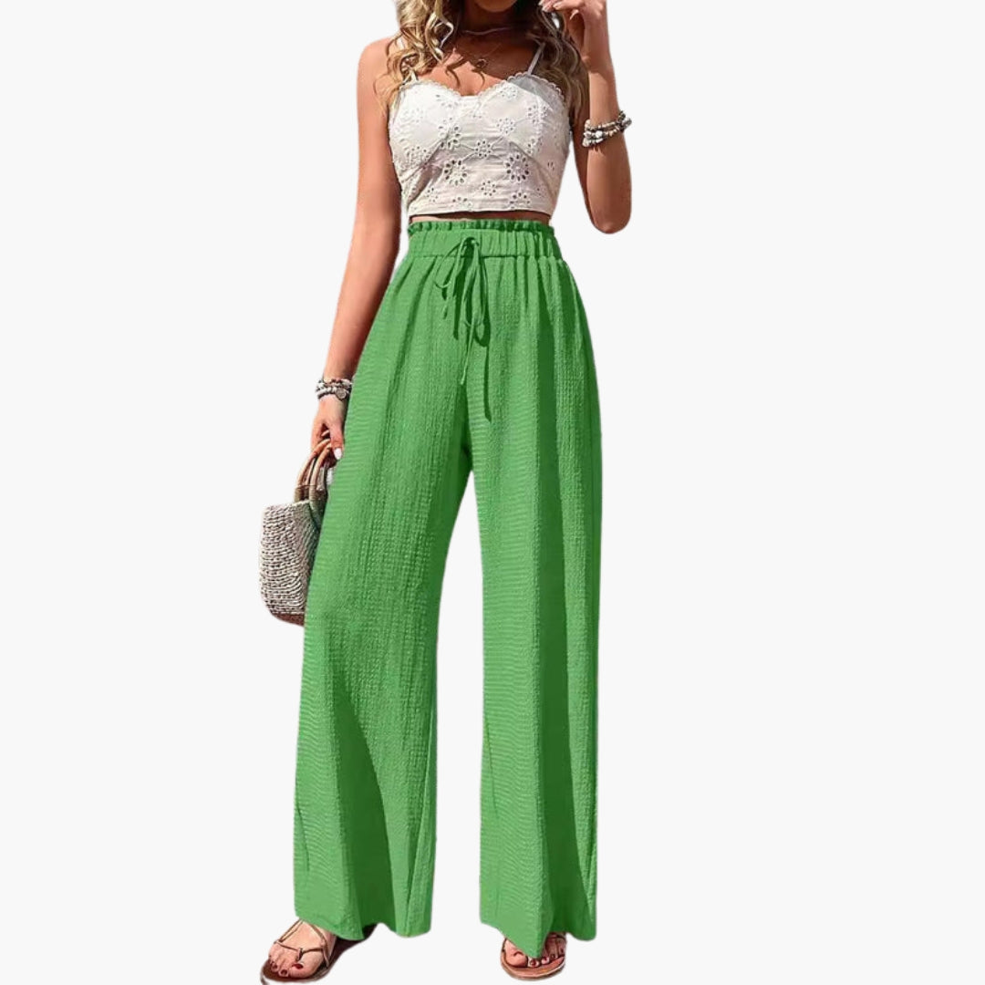 Pantaloni Donna con Gambe Larghe