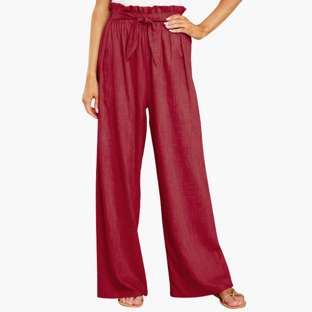 Wide Summer Trousers for Women with Wide Legs