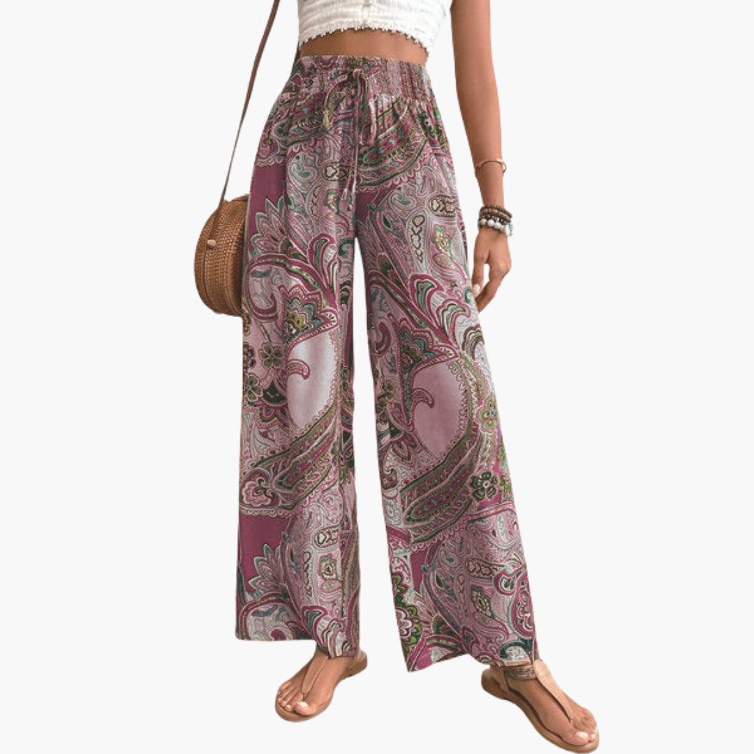 Women's Palazzo Pants with Wide Legs