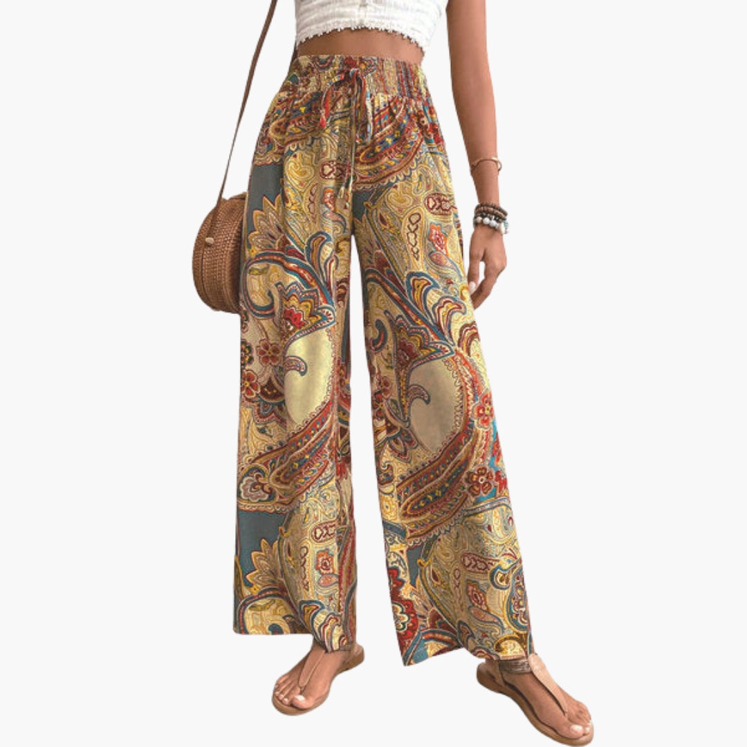 Women's Palazzo Pants with Wide Legs