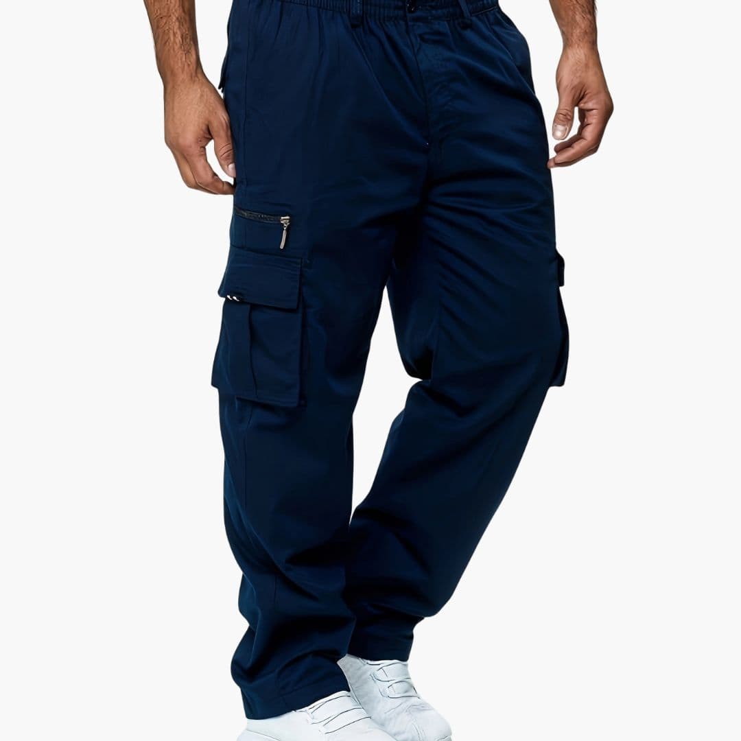 Pantalon cargo homme avec poches multiples