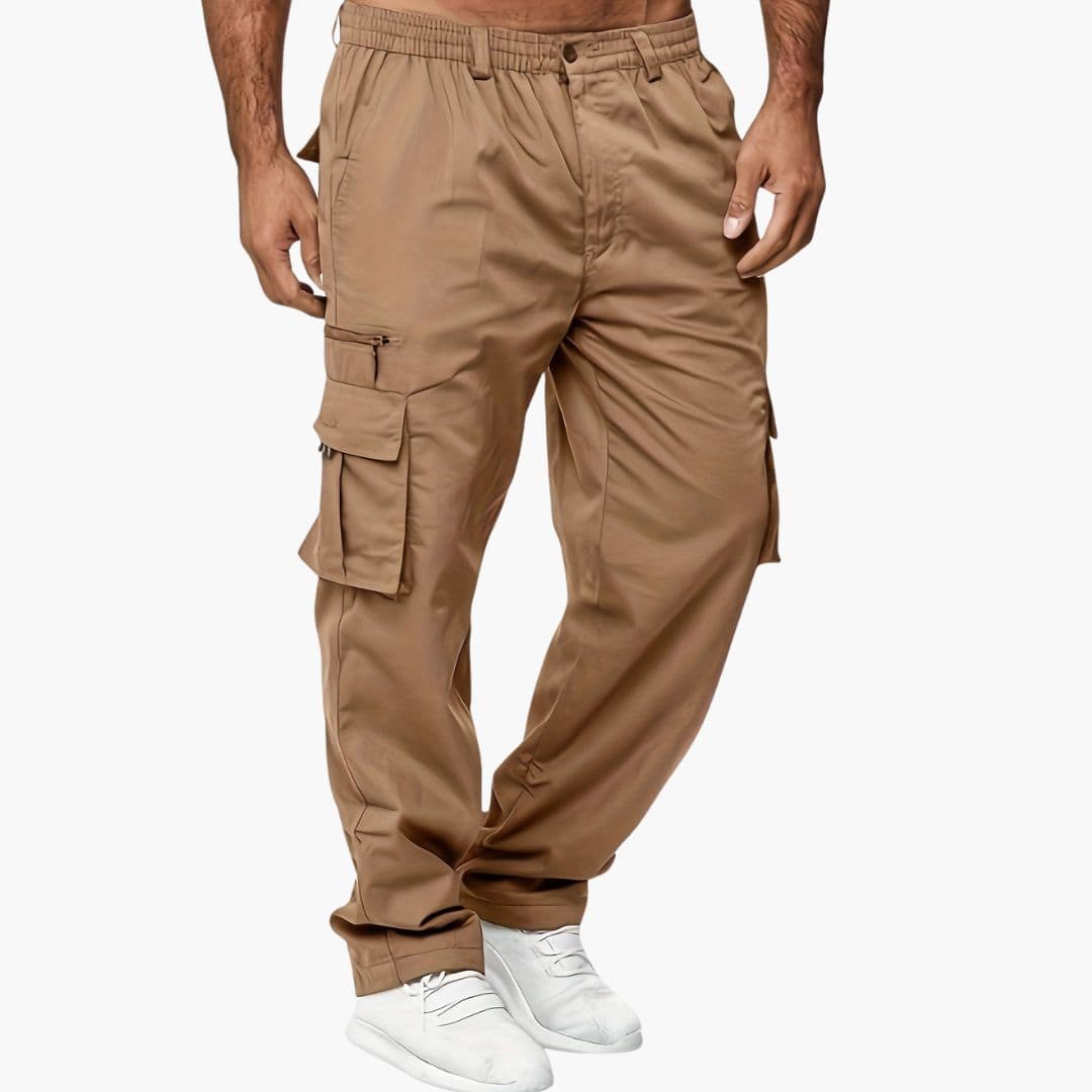 Pantalon cargo homme avec poches multiples
