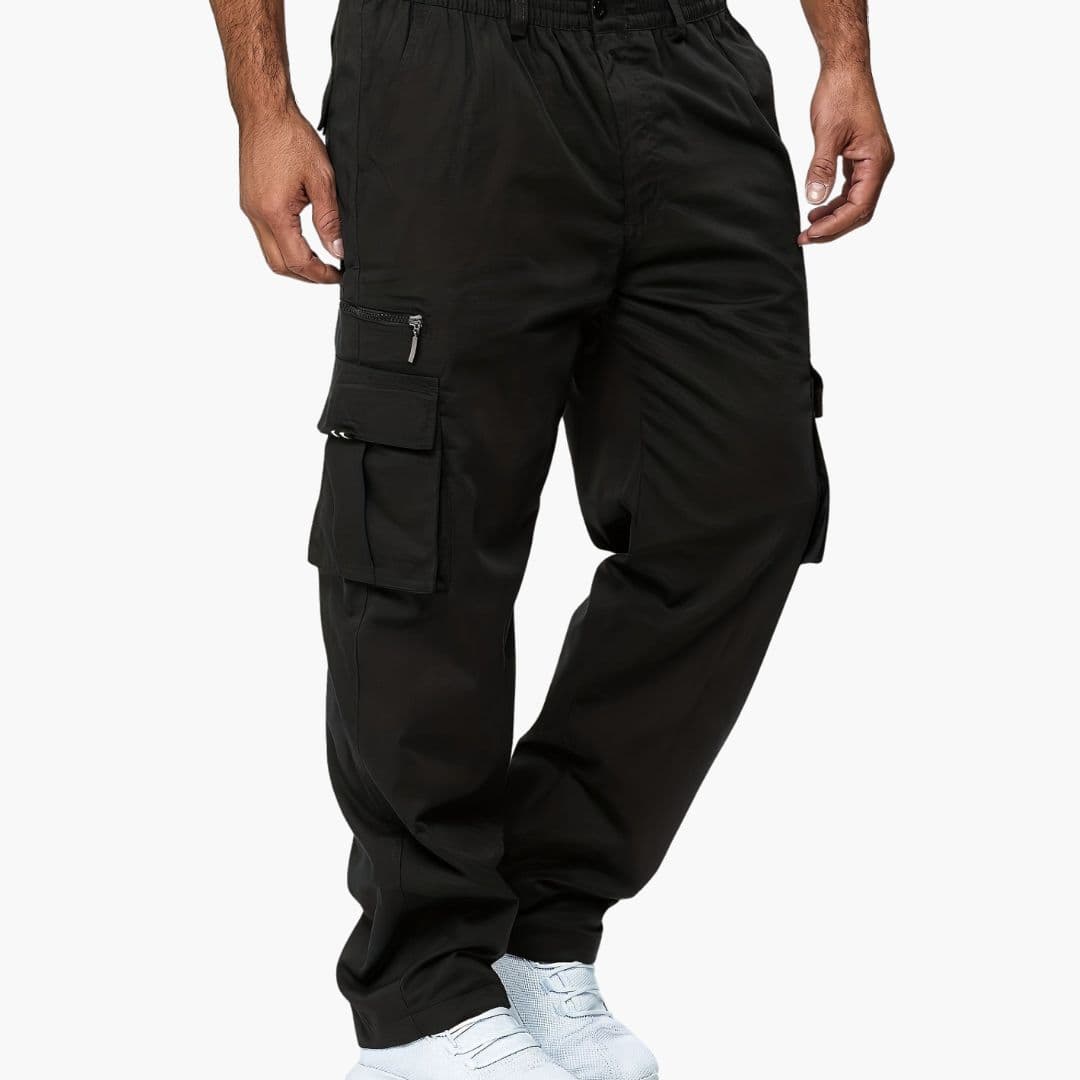 Pantalon cargo homme avec poches multiples