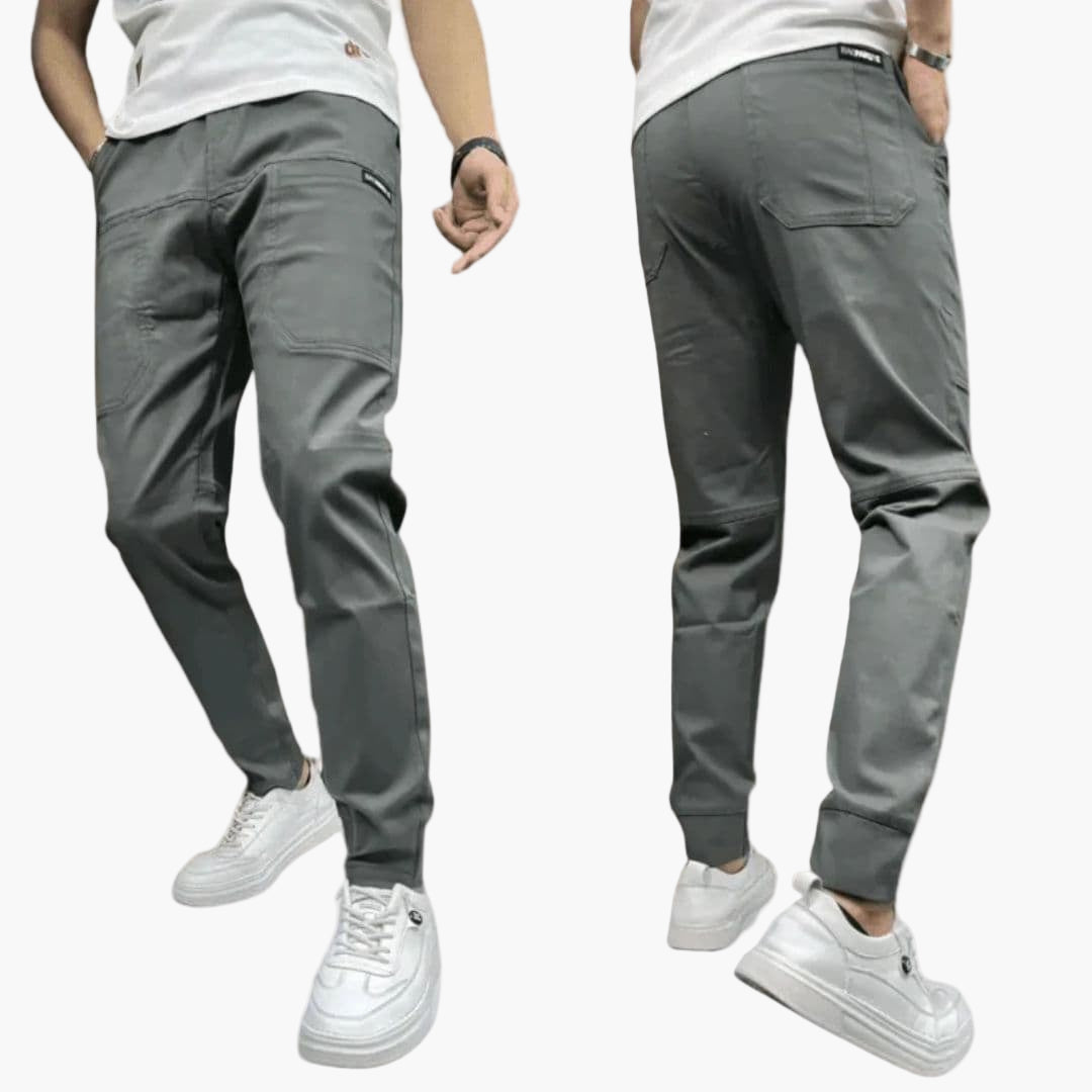 Pantalon cargo homme avec taille extensible
