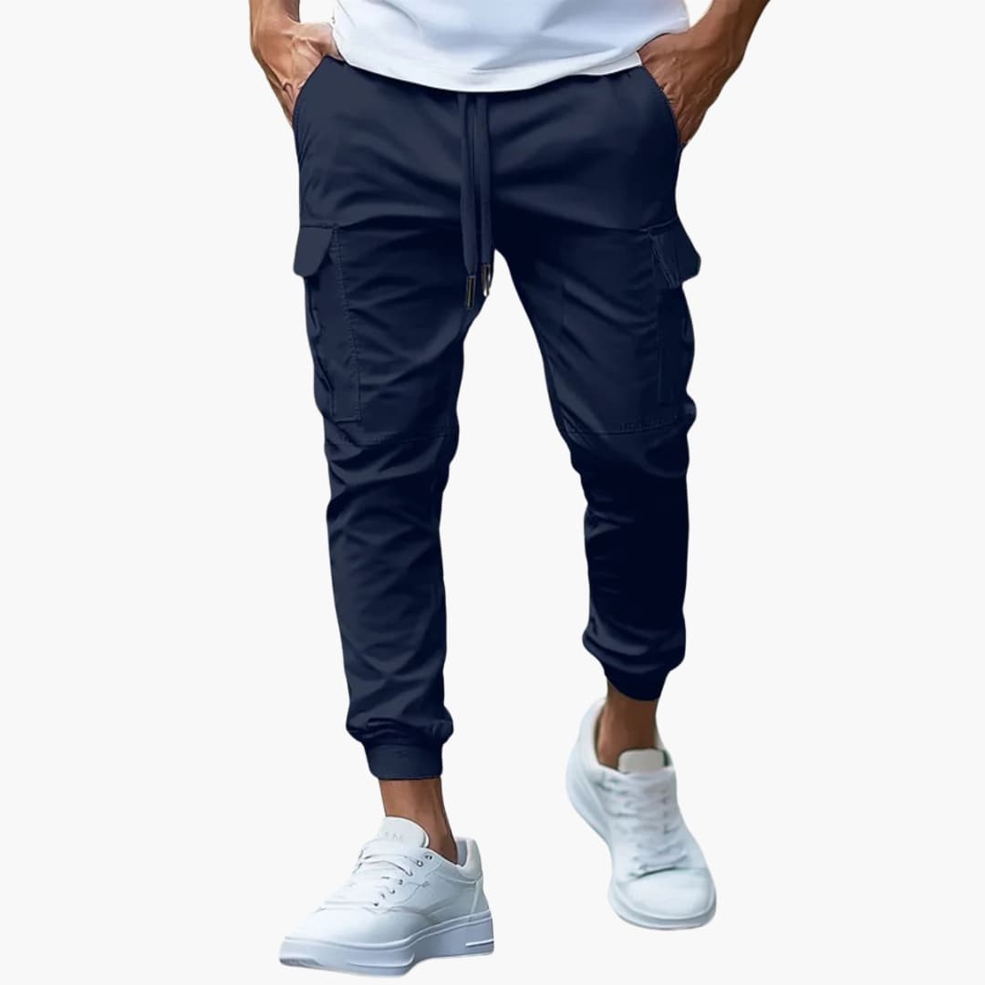 Pantalon cargo jogger pour homme avec taille