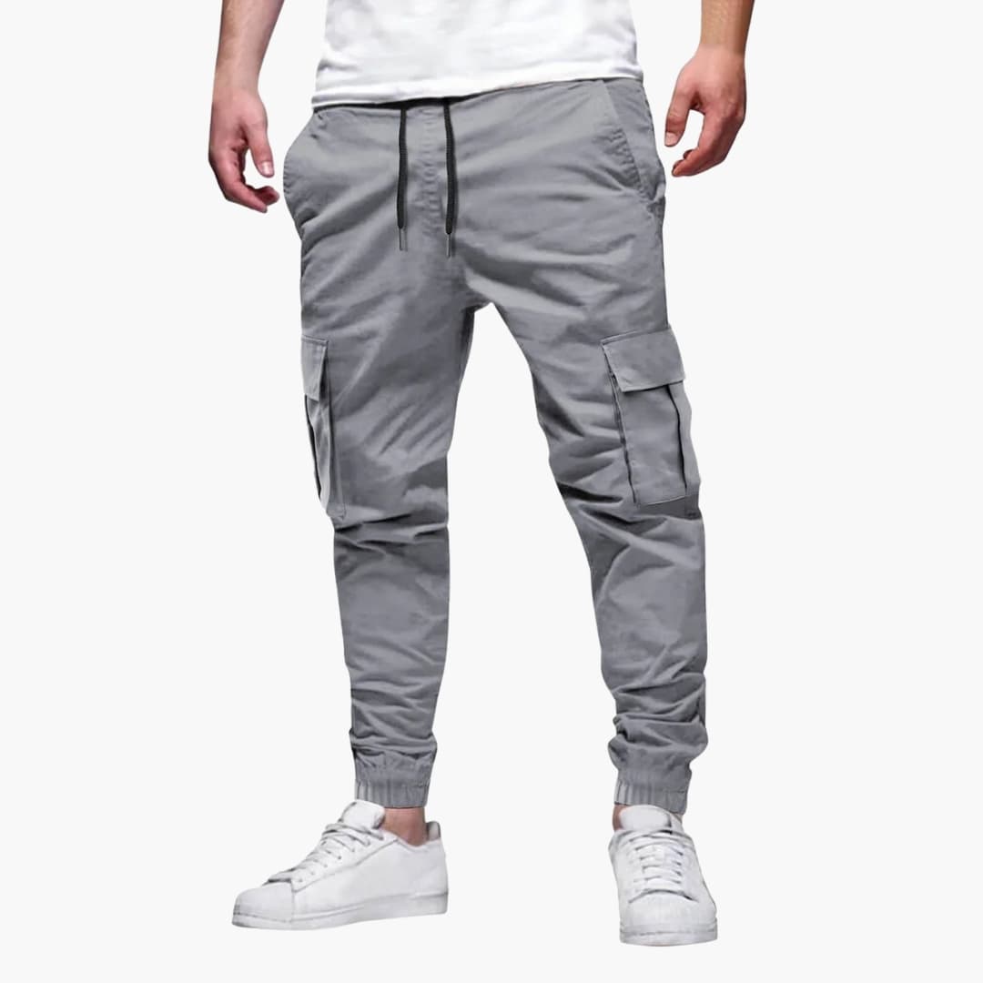 Pantalon cargo jogger pour homme avec taille