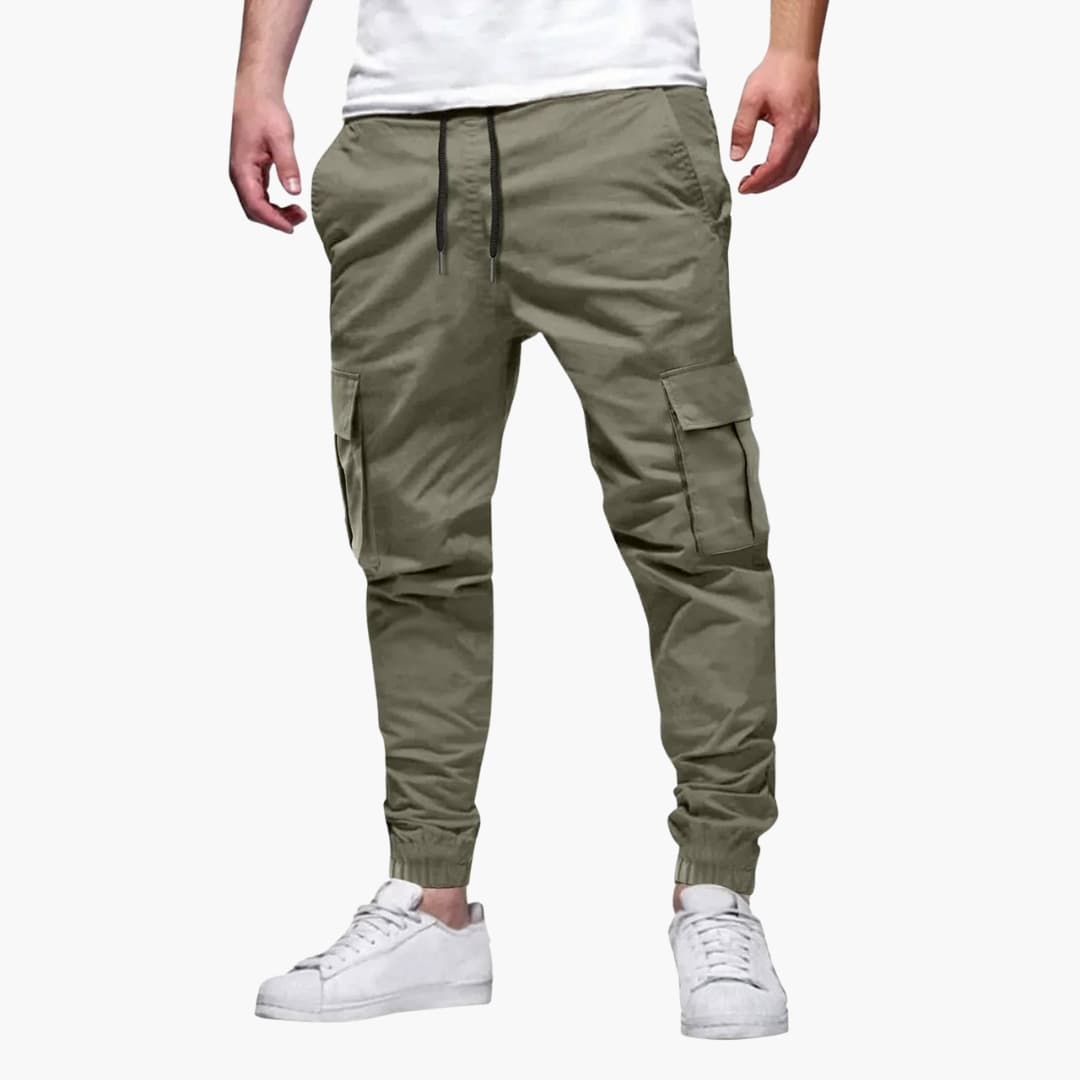 Pantalon cargo jogger pour homme avec taille