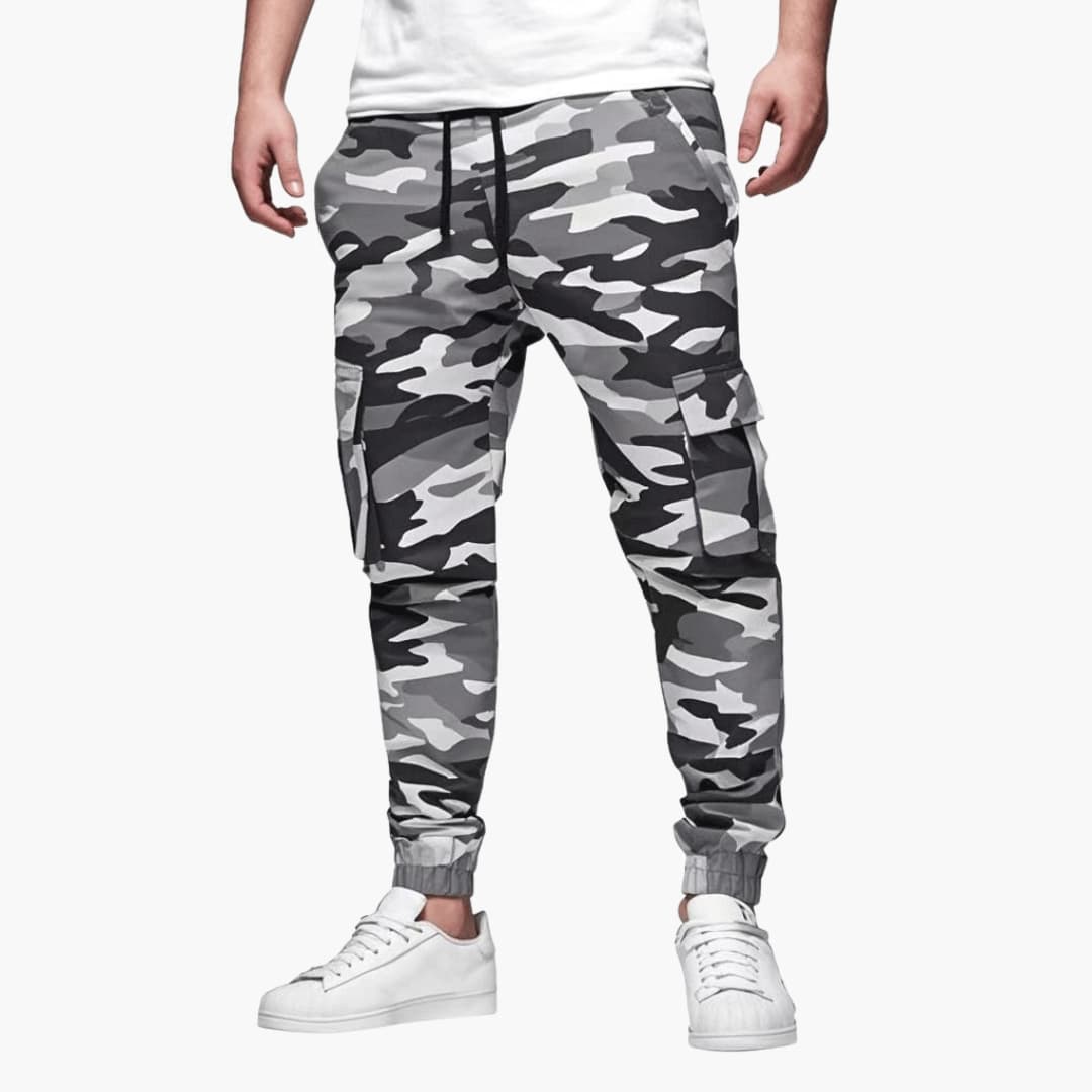 Pantalon cargo jogger pour homme avec taille